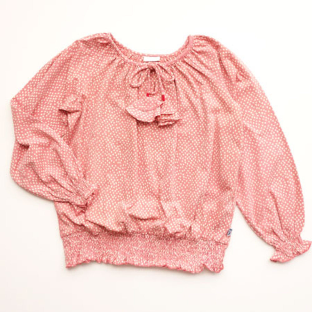 NWT Little Hand Martina Girls Pink Jersey Top